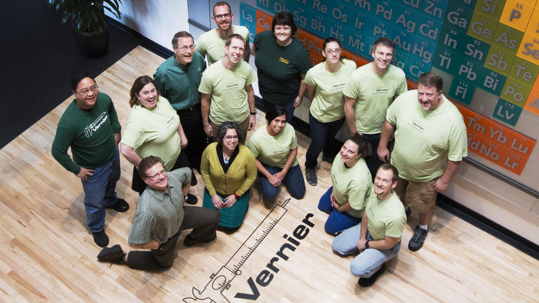 Group photo of Vernier Green Team